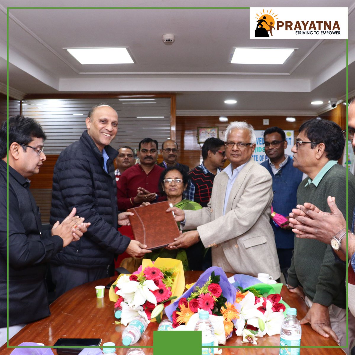 We are delighted to announce our partnership with the Govt. of #Odisha for #malariaelimination  in the state. This partnership was officiated through an MoU signed by DPH, Dr. Niranjan Mishra,and Mr. Pratik Kumar, President, Prayatna. 
#NVBDCP #MoHFW #malariamuktbharat