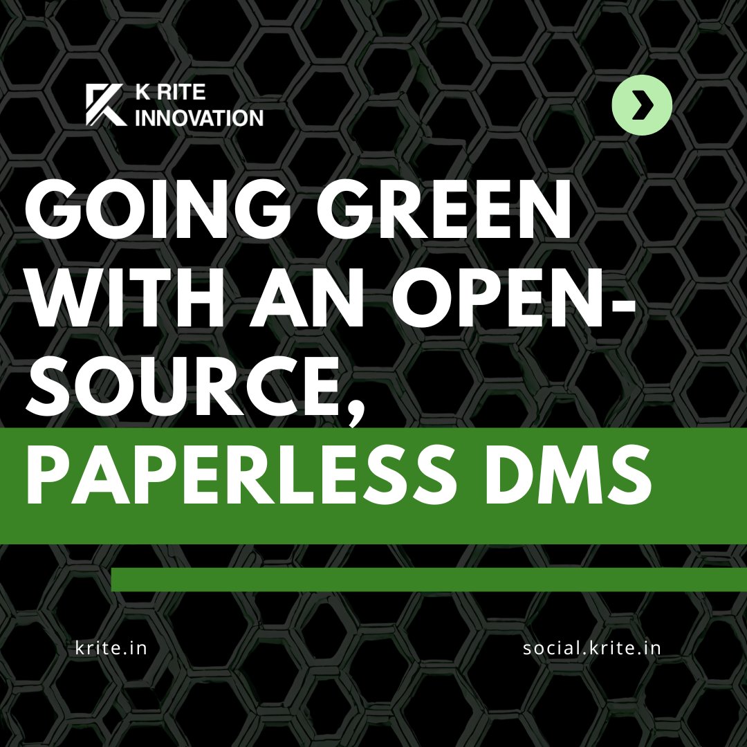 kriteInnovation's tweet image. 🌱 Join the movement towards a greener future! 🌍 Say goodbye to stacks of paperwork and embrace the power of open source paperless Document Management Systems (DMS)!

#SustainableLiving #OpenSourceTech