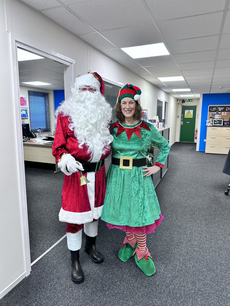 Wow, just left Santa &amp; Elfie who were at Port Clarence Primary School this morning giving presents to 86 children.
It’s definitely one of Santa’s favourite places to visit 🎅😍🎁🎅🧝‍♀️