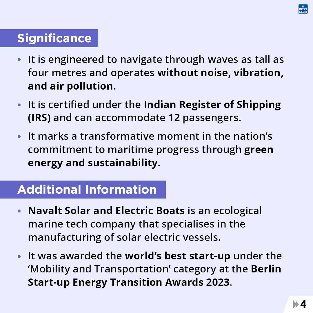 𝐃𝐚𝐢𝐥𝐲 𝐈𝐧𝐟𝐨𝐠𝐫𝐚𝐩𝐡𝐢𝐜𝐬 (18-12-2023)
𝐓𝐨𝐩𝐢𝐜: Barracuda (India's Fastest Solar-Electric Boat)

#infographics #nextias #december2023 #upsc #upsccurrentaffairs #ias #upscprelims #upscmains #upsc2024 #upscprepration #barracuda #solarelectric #solarelectricboat…