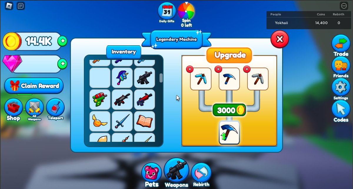 RivrsRoblox's tweet image. Which weapon should we add? 🔫

 Don&apos;t forget to join the discord for more news and infos 👇

 discord.gg/5huBKyVQUs 

#ROBLOX #RobloxDev #RobloxDevs