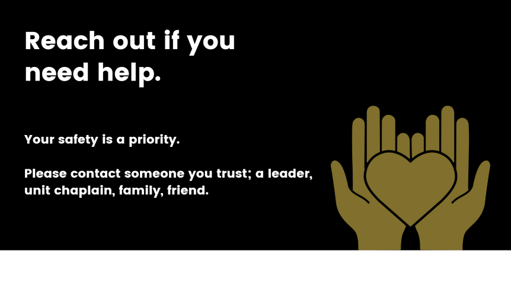 The holiday season can bring joy, but it can also be challenging. If you or someone you know needs support, remember, reaching out is a sign of strength. AFC Chaplain: 737-308-9643 National Suicide Hotline: 988. #BeAllYouCanBe