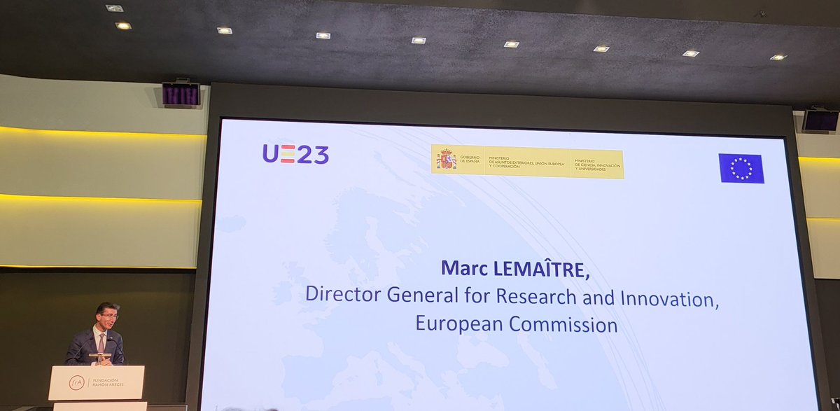 'The journey for #ScienceDiplomacy is just beginning' a strong statement concluding @lemaitre_eu's opening speech at the #EUSciDipMadrid ! Glad to be representing @CESAER_SnT at the Conference 🌐🔬