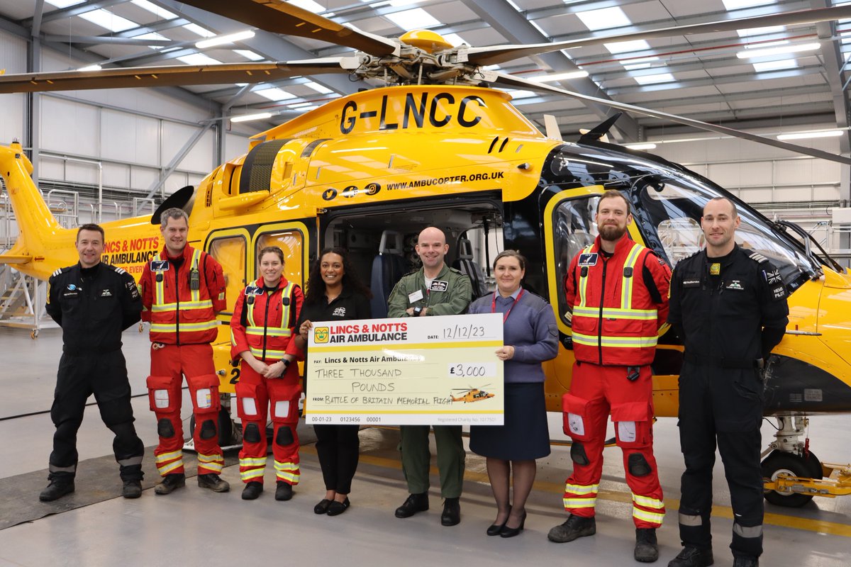 The second charity that we were delighted to support as part of our annual members day this year is the @LNAACT! #charity #fundraising #emergencyservices #airambulance #lincolnshire #nottinghamshire