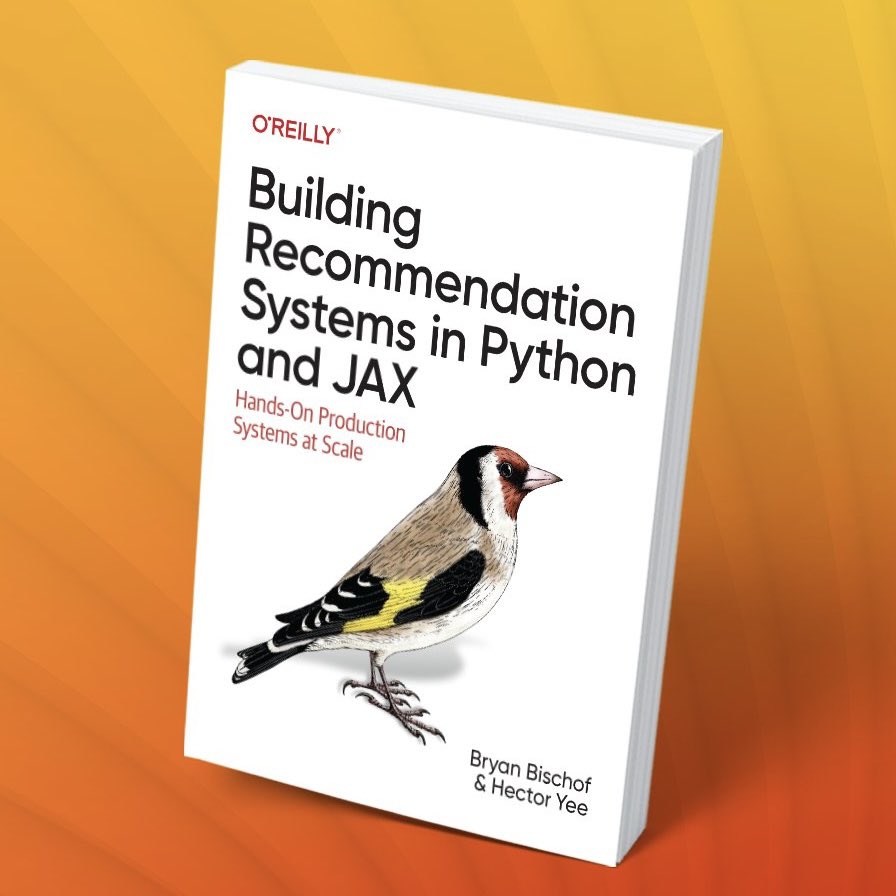 BEBischof's tweet image. My book with @eigenhector is out! This is a practitioner focused book on all the technical aspects of building recsys.
This is a wide and deep coverage of the kinds of things Stitch Fix and YouTube use in their production recsys.
And yes it touches on llms
buildingrecsys.com