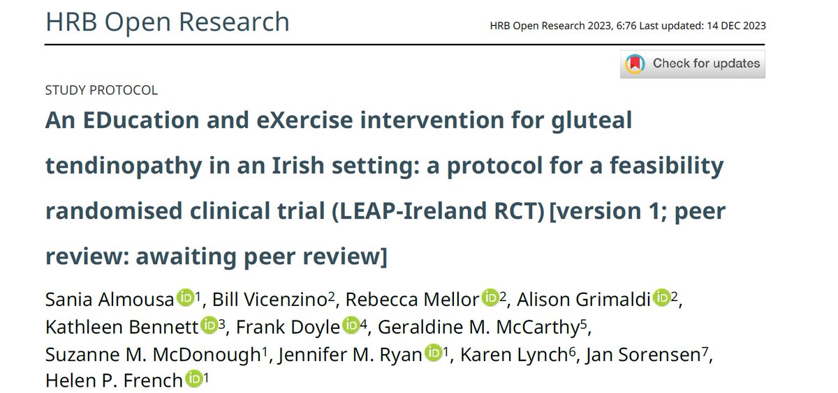LEAP Ireland (@leapireland) on Twitter photo Our LEAP-Ireland trial protocol is now pubished hrbopenresearch.org/articles/6-76/… & trial recruitment is well underway. Thanks to <a href="/hrbireland/">HealthResearchBoard</a> for funding & to our Dublin-based physio clinics for providing treatment: Physio 64; <a href="/Collins_Physio/">CollinsAvePhysio</a>; Ranelagh Physiotherapy & Rehab Rooms. Our LEAP-Ireland trial protocol is now pubished hrbopenresearch.org/articles/6-76/… & trial recruitment is well underway. Thanks to <a href="/hrbireland/">HealthResearchBoard</a> for funding & to our Dublin-based physio clinics for providing treatment: Physio 64; <a href="/Collins_Physio/">CollinsAvePhysio</a>; Ranelagh Physiotherapy & Rehab Rooms.