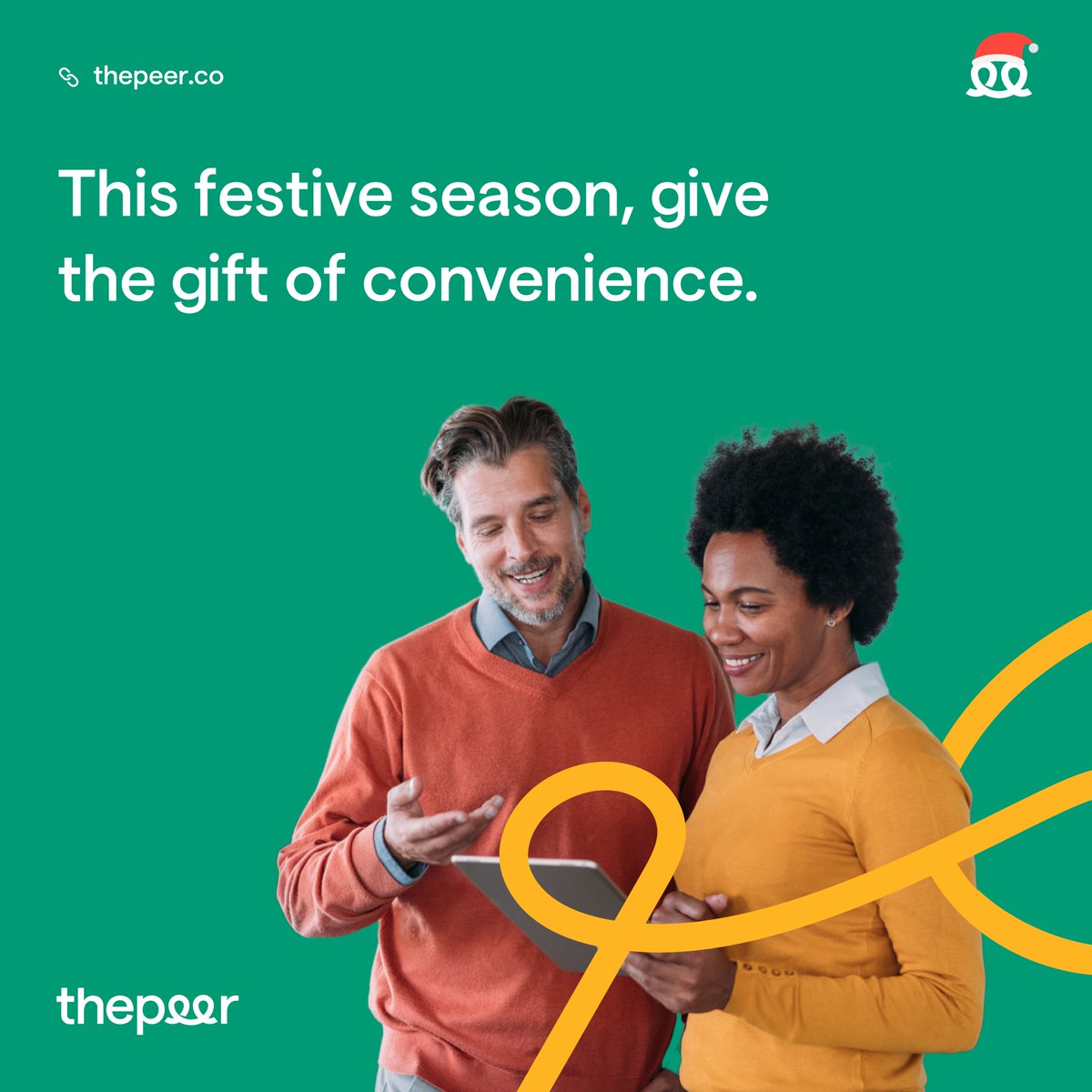 We make payment as gleeful as unwrapping a present. Give your customers the convenience of seamless transactions with Thepeer.
Visit thepeer.co to get started.
