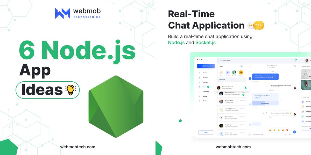 webmobtech's tweet image. Bring out the best of your online ventures with #Nodejs #techadvances #javascriptecosystem 

The tech stack will never disappoint you. Get to know more about Nodejs benefits from our best &amp;amp; experienced #Nodejsdevelopers

Consult us today: buff.ly/41rSCSo