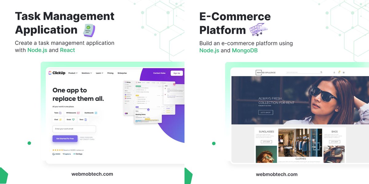 webmobtech's tweet image. Bring out the best of your online ventures with #Nodejs #techadvances #javascriptecosystem 

The tech stack will never disappoint you. Get to know more about Nodejs benefits from our best &amp;amp; experienced #Nodejsdevelopers

Consult us today: buff.ly/41rSCSo
