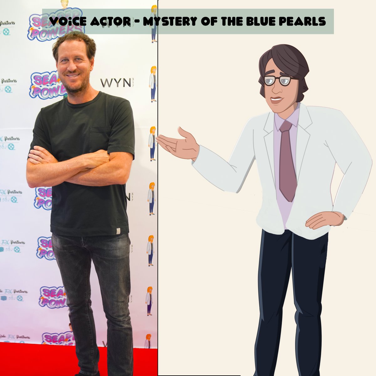 SeaperPowers's tweet image. One of our voice over actors from the movie Seaper Powers Mystery of the Blue Pearls
#seaperpowers #animationfilms #cartoons #makingmovies #awardwinning #kimcameron