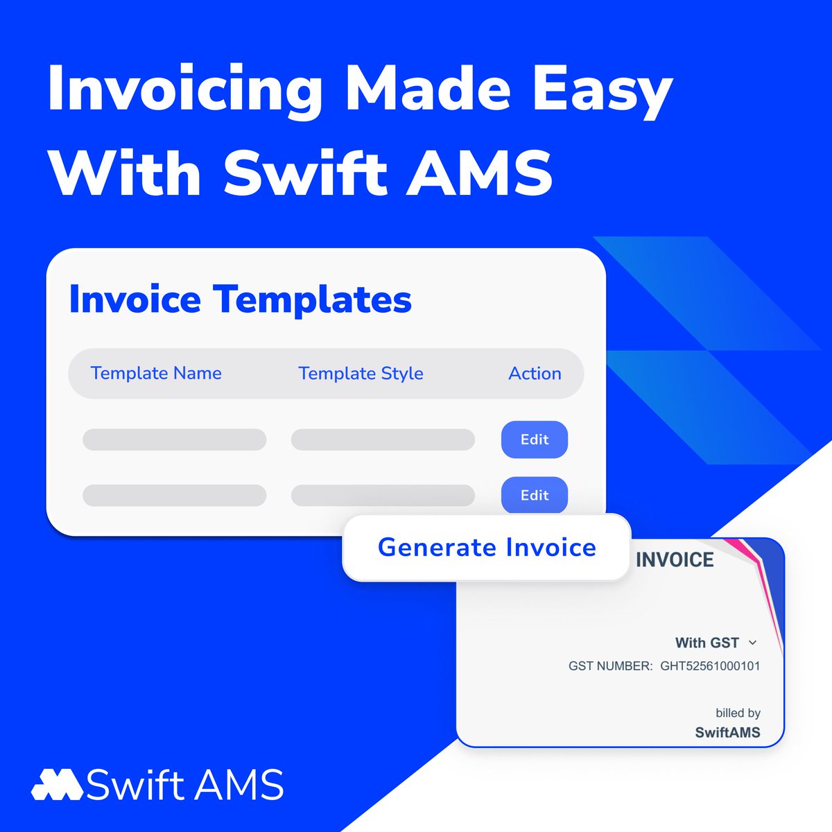Revolutionize billing with Swift AMS! 🚀

 Ensure seamless transactions and transparent billing for precise financial management. From creating clear invoices to tracking payment history, Swift AMS simplifies your billing needs. 

 #SwiftAMS #BillingRevolution