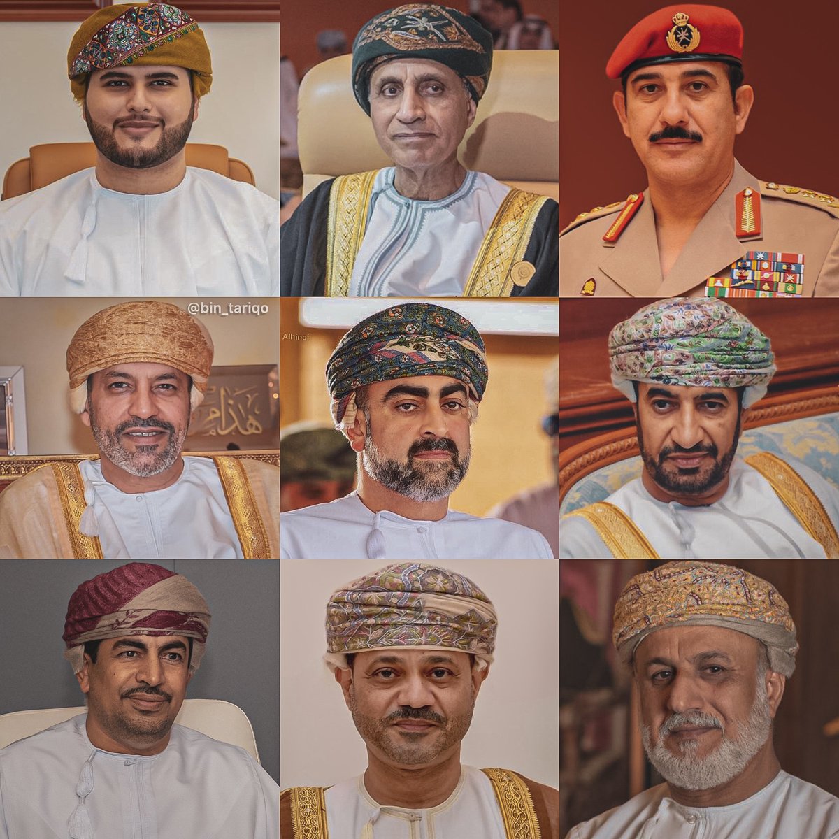 الوفد المرافق لمولانا حضرة صاحب الجلالة السلطان هيثم بن طارق المعظم حفظه الله ورعاه لتقديم واجب العزاء في وفاة الشيخ نواف الاحمد الجابر الصباح