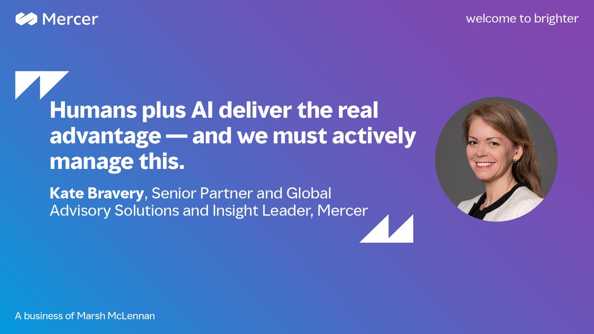 It falls on chief people officers to work generative #AI like ChatGPT into their workforce. A new blog from @KateBravery explores the key challenges and considerations as #HR embraces new #tech in the #FutureofWork. #WEF24 bit.ly/3GONSwy