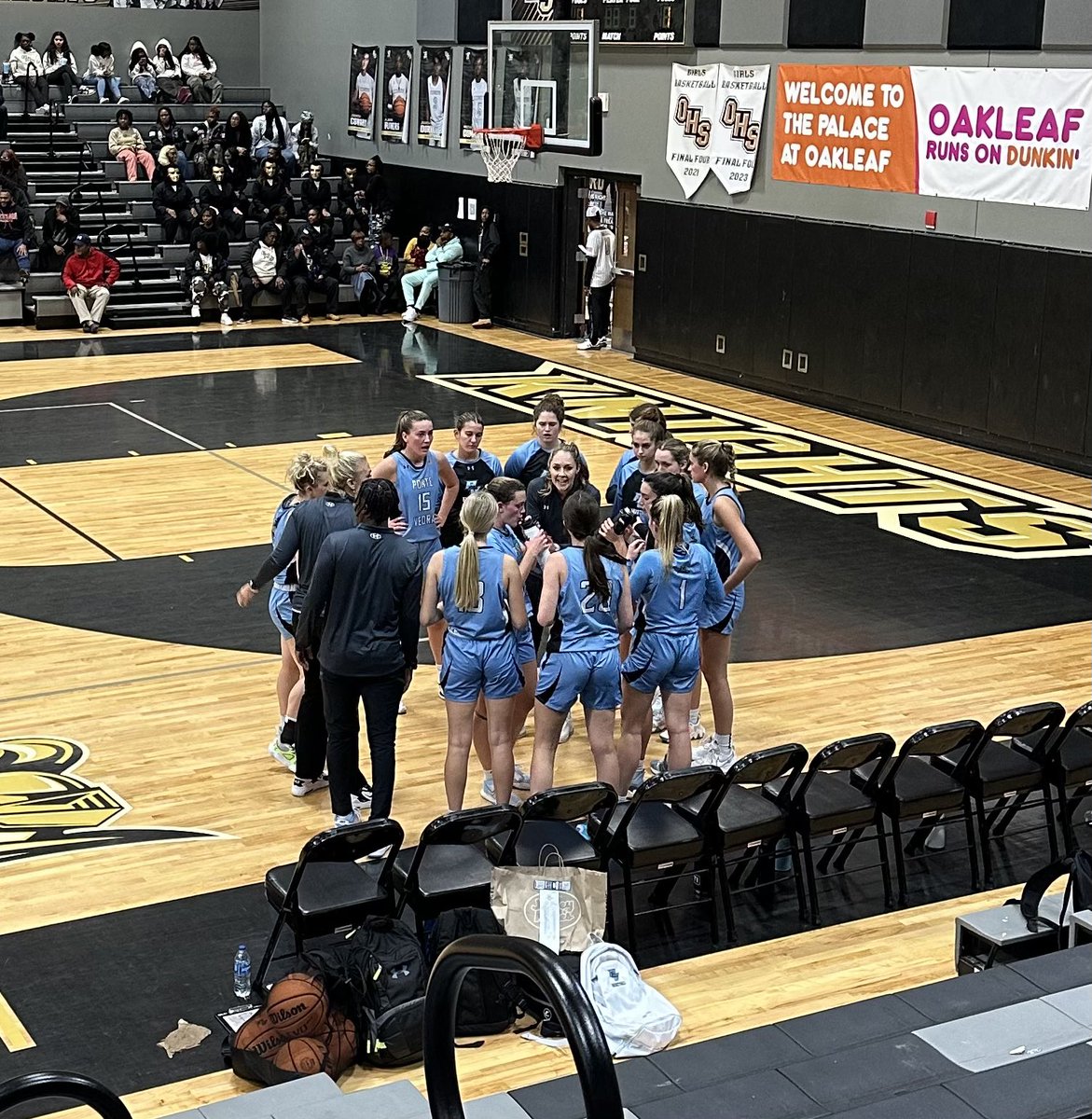 Jessica Spencer-Gardner (@coachjessicasg) on Twitter photo So proud of our <a href="/pvhsgirlsbball/">PVHS Girls Basketball</a> team and our win over district rival Oakleaf, 53-47. Stats:
<a href="/MorganGavazzi/">Morgan Gavazzi</a> 18pts,4reb,4 steals
<a href="/Maya_Richards_/">Maya Richards</a> double double 13pts, 12 Reb, 3 steals
<a href="/kennedyrosenda1/">Kennedy Rosendahl</a> 13pts, 4 assists
Great job to our entire team! #finishwhatwestarted So proud of our <a href="/pvhsgirlsbball/">PVHS Girls Basketball</a> team and our win over district rival Oakleaf, 53-47. Stats:
<a href="/MorganGavazzi/">Morgan Gavazzi</a> 18pts,4reb,4 steals
<a href="/Maya_Richards_/">Maya Richards</a> double double 13pts, 12 Reb, 3 steals
<a href="/kennedyrosenda1/">Kennedy Rosendahl</a> 13pts, 4 assists
Great job to our entire team! #finishwhatwestarted