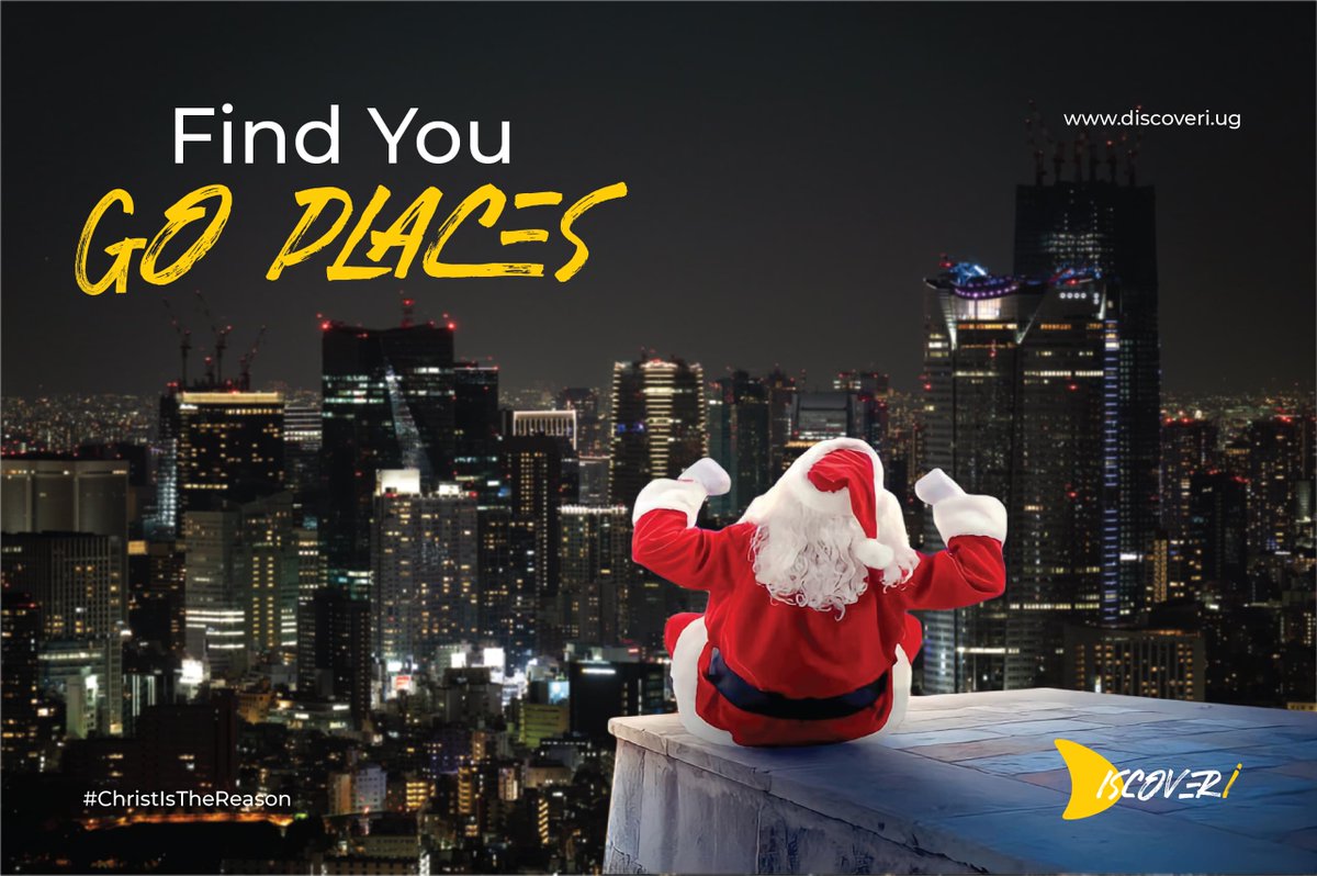 Embrace the magic of the holidays and let the festive spirit propel you towards new heights. Santa Claus is on top of the world, and so are you! 🏙️✈️

In the coming year, let's continue the journey of self-discovery, because when you #FindYou, you truly #GoPlaces. Remember