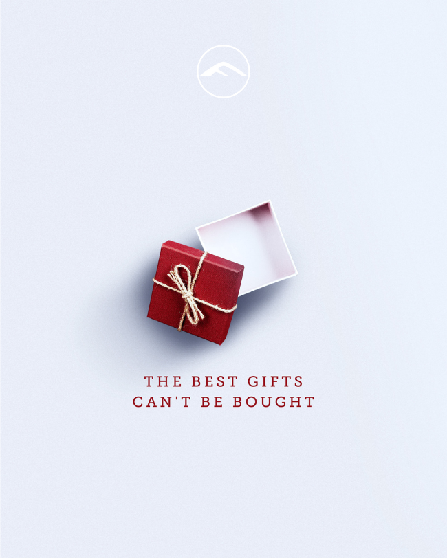 FoundationCincy's tweet photo. The greatest gift of all: Jesus. His love and forgiveness is free, yet it cost Him everything. https://t.co/NbWF8U157W