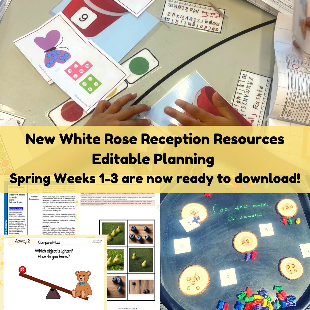 Reception Spring Weeks 1-3 are now ready to download!

masterthecurriculum.co.uk