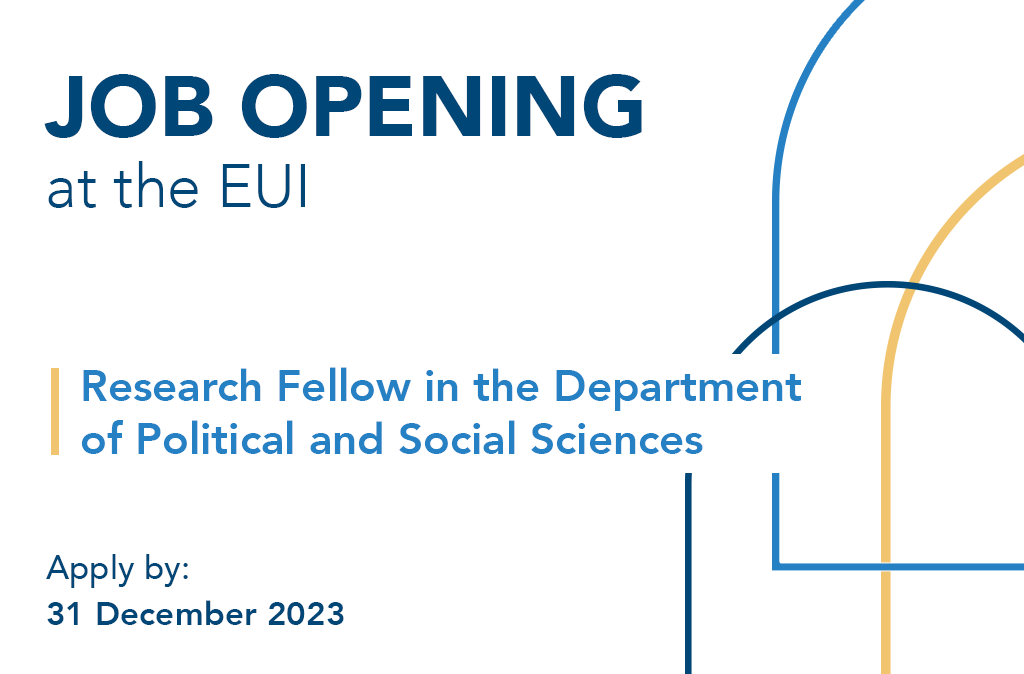 #JobAlert @eui_sps is hiring a Research Fellow to join LEARN, a research project funded by #HorizonEurope 🌍 on school careers of students in the Netherlands, and #inequalities by socioeconomic and #migration background. 📌 Apply now: loom.ly/3-20cFM #EUIJobs