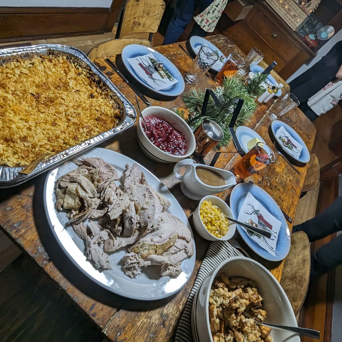 First Christmas dinner of the year. Yummy :)