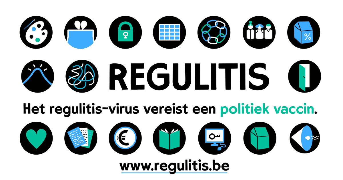 Een nieuw virus in Vlaanderen, #Regulitis, treft voornamelijk verenigingen en vrijwilligers. Wij hopen samen met <a href="/DeFederatieSCW/">De Federatie</a> op een politiek vaccin. 

Meer weten? Check regulitis.be