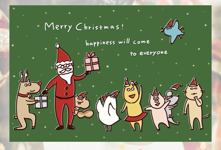 クリスマスセットのご注文たくさんありがとうございます!  オーダーメイドの原画は、ペットや好きな動物などなんでもOKです🎄  クリスマスセットのご注文は12/20まで🎅  