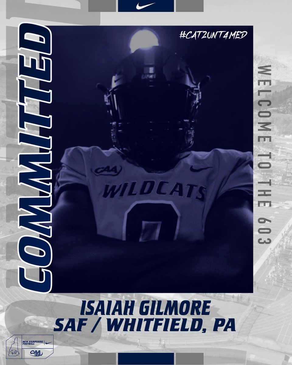 Isaiah Gilmore (@coachgilmore_2) on Twitter photo All in ‼️ #Cat2UNT4MED <a href="/UNH_Football/">New Hampshire Football</a> All in ‼️ #Cat2UNT4MED <a href="/UNH_Football/">New Hampshire Football</a>