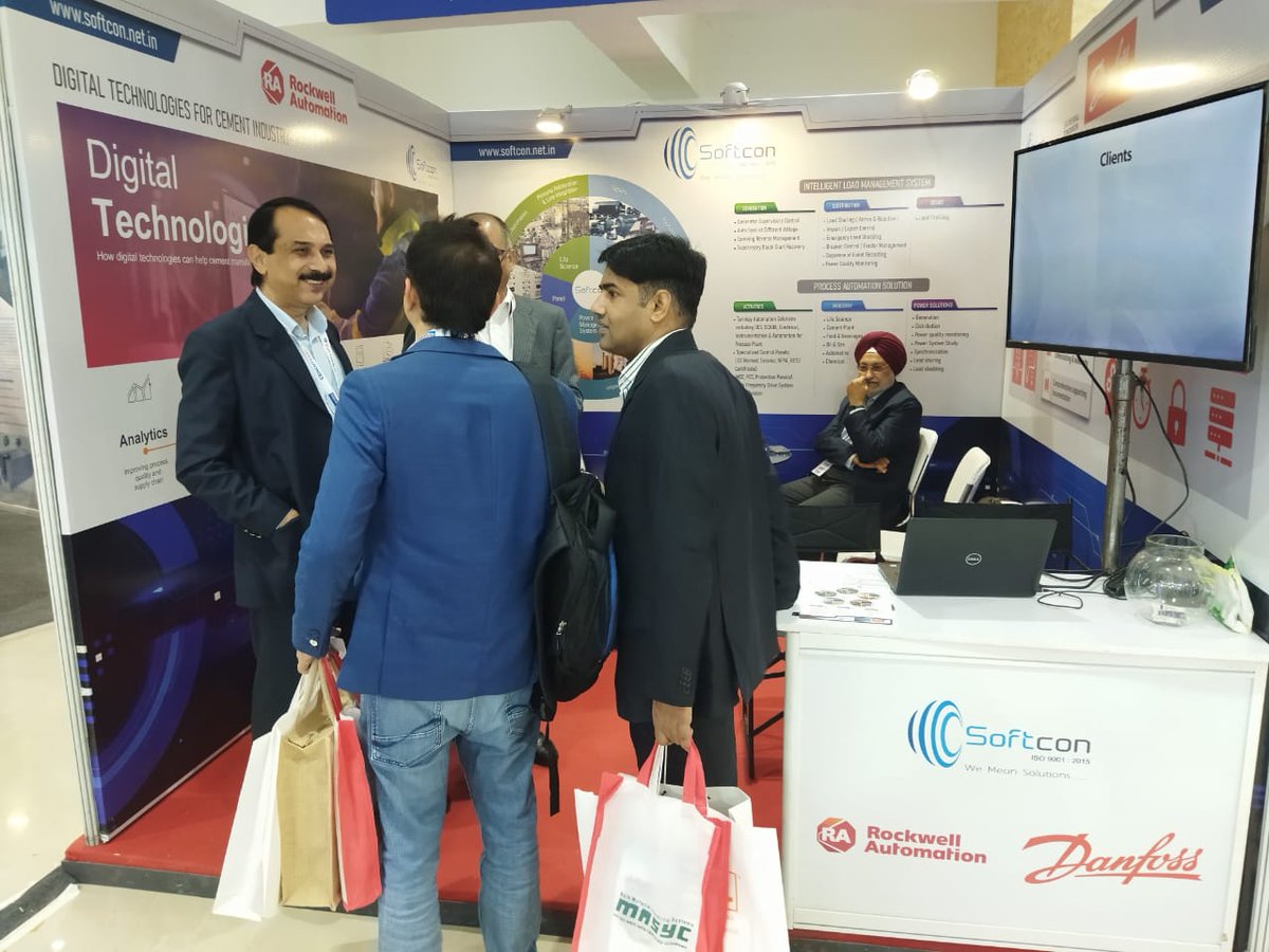 softconsystems's tweet image. “Excellent show of Softcon offerings for Cement Industry at 14th Cement Expo-2023 on 14th &amp;amp; 15th DEC at Delhi. Very interactive discussions with key customers and encouraging opportunities. Thanks to #Danfoss