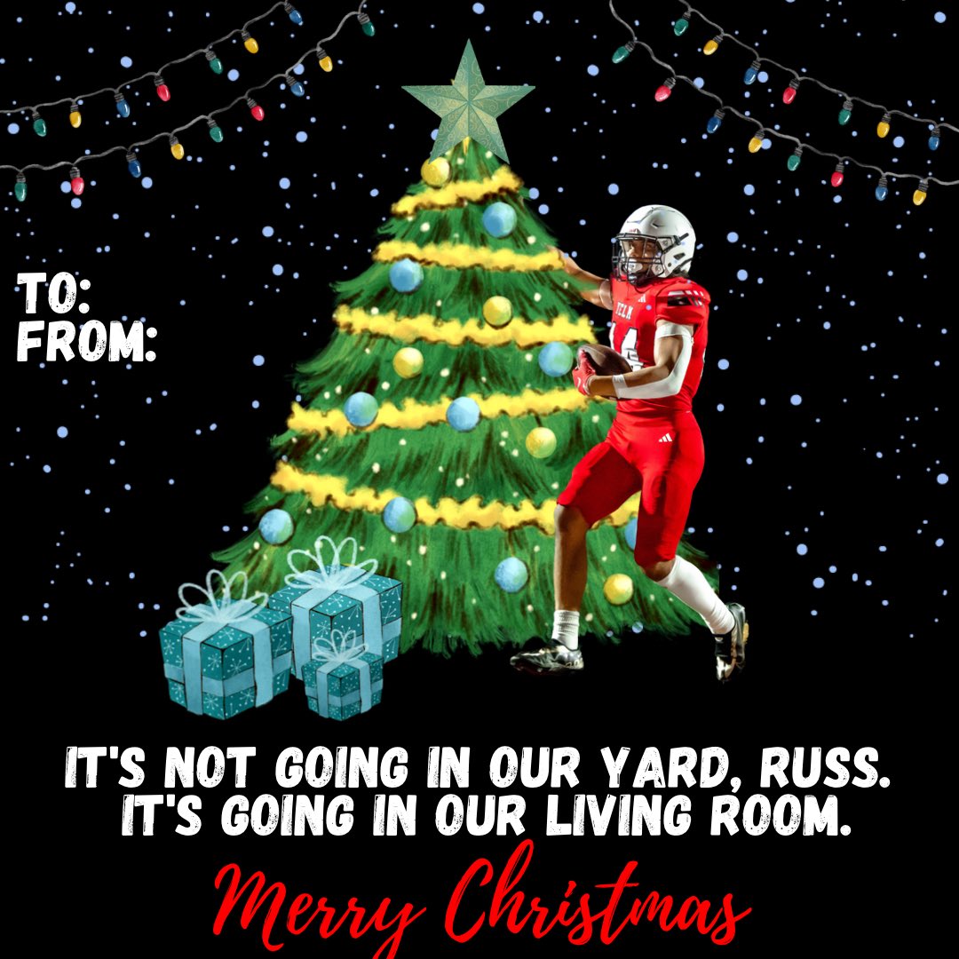 Yelm Tornado Athletics (@tornadoyelm) on Twitter photo Looking For a Christmas Tag for that Special Someone Holiday Gift?
The Yelm Boys <a href="/yelm_football/">Yelm Tornados</a> got you covered!
<a href="/barger_landen/">Landen Barger</a> <a href="/Ford2005Jacob/">JacobFord2005</a> <a href="/onyxcarter18/">Onyx Carter</a> <a href="/CoachRonquillo/">Jason Ronquillo</a> <a href="/hallmarkchannel/">Hallmark Channel</a> <a href="/25Days/">25 Days of Christmas</a> <a href="/OnlyJustOmi/">Omi 🧚🏾♀️</a>
#ThisIsY #christmas #presents #tags #someonespecial Looking For a Christmas Tag for that Special Someone Holiday Gift?
The Yelm Boys <a href="/yelm_football/">Yelm Tornados</a> got you covered!
<a href="/barger_landen/">Landen Barger</a> <a href="/Ford2005Jacob/">JacobFord2005</a> <a href="/onyxcarter18/">Onyx Carter</a> <a href="/CoachRonquillo/">Jason Ronquillo</a> <a href="/hallmarkchannel/">Hallmark Channel</a> <a href="/25Days/">25 Days of Christmas</a> <a href="/OnlyJustOmi/">Omi 🧚🏾♀️</a>
#ThisIsY #christmas #presents #tags #someonespecial