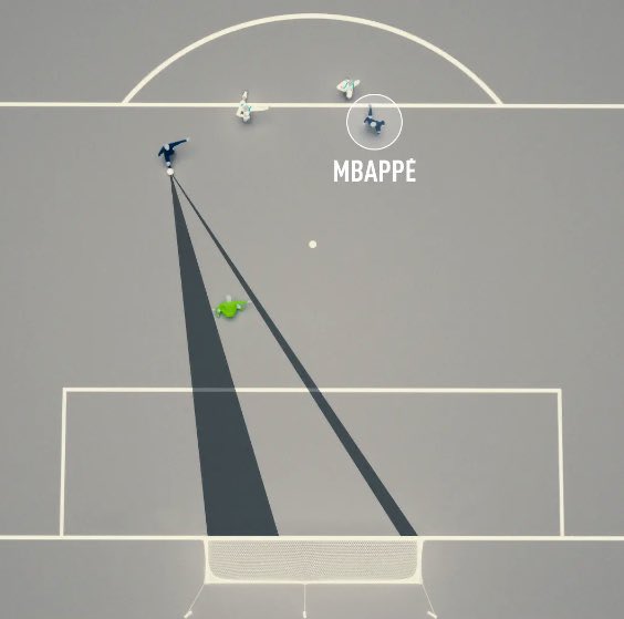 ActuFoot_'s tweet image. La reconstitution en 3D du face-à-face manqué par Kolo Muani réalisée par @lequipe. 😨

Pensez-vous qu'il aurait dû faire la passe à Mbappé ?