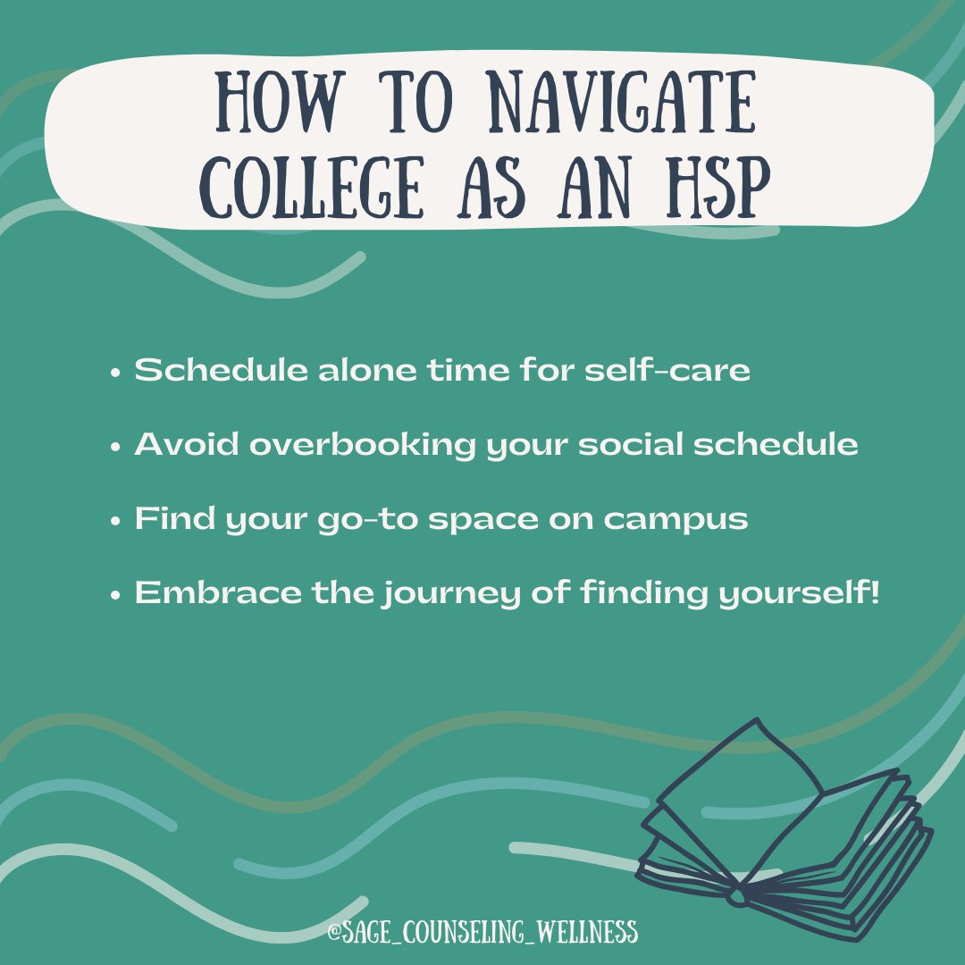 Being a college student as a highly sensitive person can be difficult! Which tips seem most helpful? Let us know! 🤩

Source:  highlysensitiverefuge.com/how-to-survive…
#highlysensitiveperson #highlysensitive #hsp #collegestudent #collegelife #collegetips #studenttips #hspstudent #therapistsofig