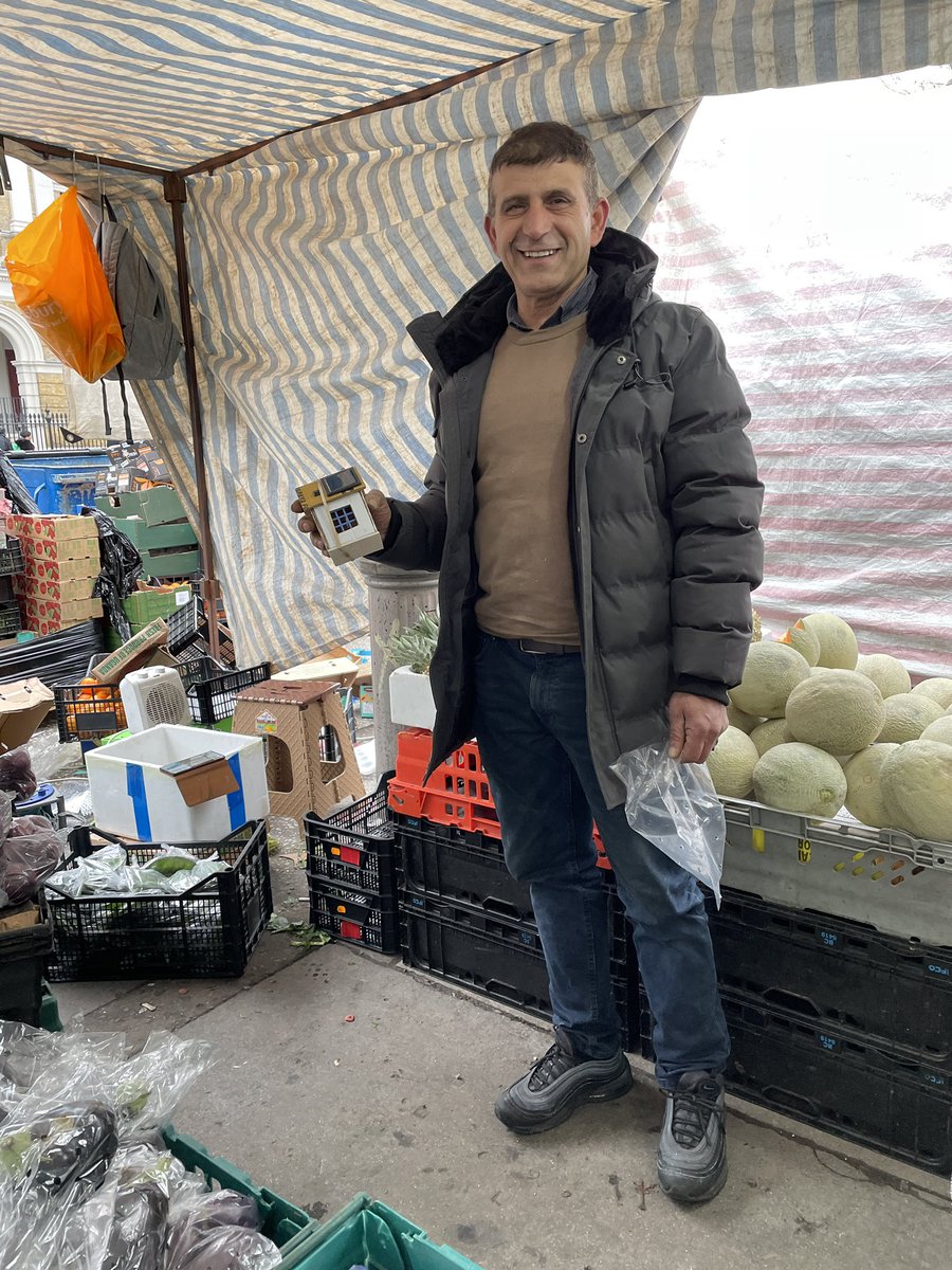 With thanks to all Whitechapel Market traders for their year round support. I'm delighted to share my solar powered tiny house with them…