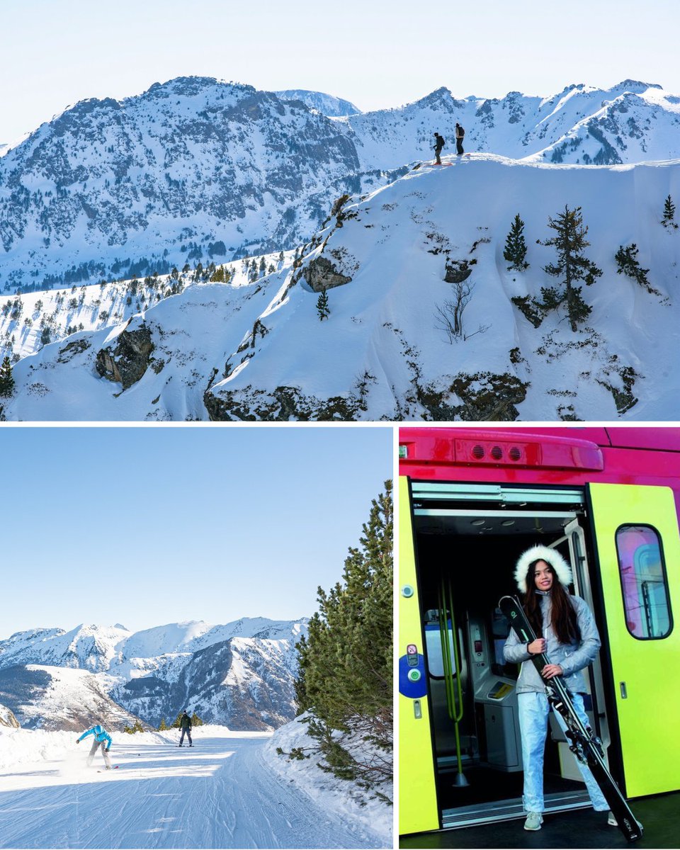 [🚂 BON PLAN] De votre gare au pied des pistes de ski des Pyrénées ! Cet hiver, profitez de l'offre combinée Skirail 🎿#VoyageOccitanie #OccitanieRailTour #OccitanieDurable 👉 Infos et billets : ter.sncf.com/occitanie/deco… @lio_train_sncf @Occitanie