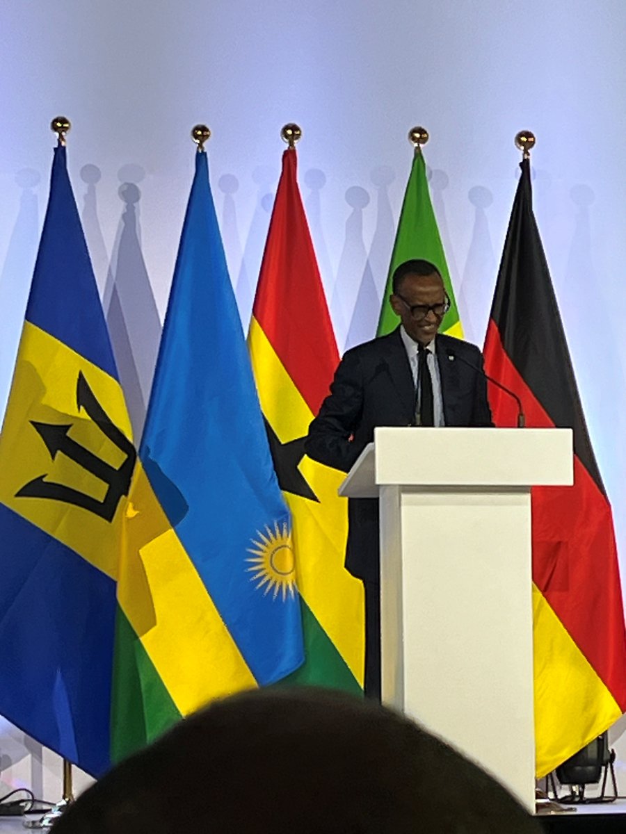 H.E. @PaulKagame, President of the Republic of Rwanda, speaking at the inauguration of the @BioNTech_Group #BioNTainer facility in the #Kigali Innovation City Industrial Park: 'This facility is designed to be among the most advanced in the world. Most of the staff, including the