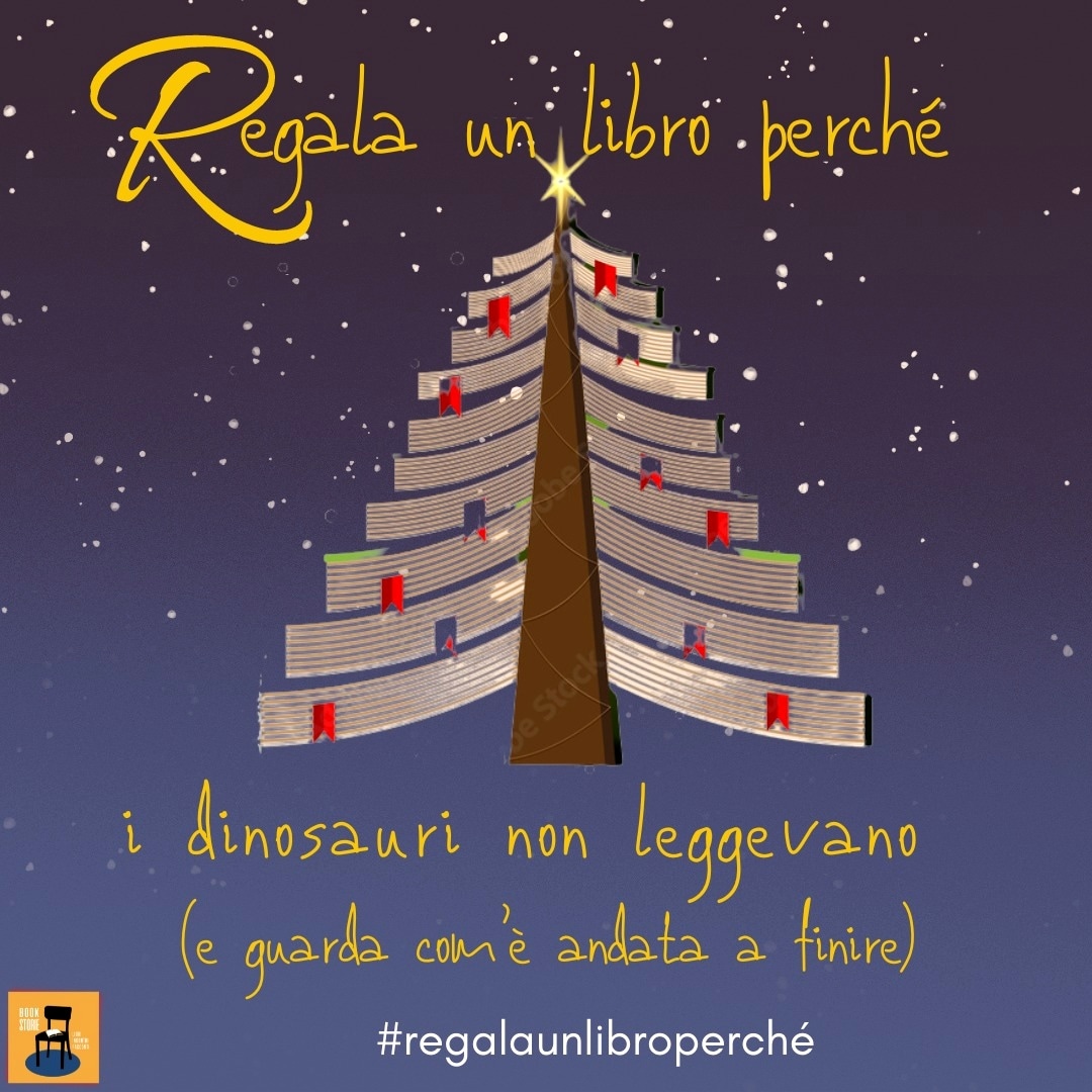 La storia è vecchia, ma... vedete dinosauri in giro? #regalaunlibroperché siamo contro il cambiamento climatico (anche i #dinosauri, e si è visto). #natale #regali #climatechange