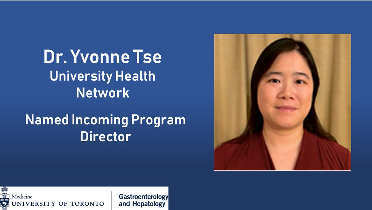 The Division of Gastroenterology and Hepatology are pleased to announce the appointment of Dr. Yvonne Tse as our incoming Postgraduate Residency Program Director, effective March 1, 2024! Congratulations Dr. Tse!