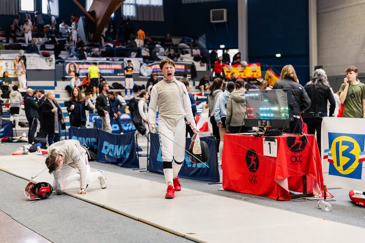 Congrats to Ben who recently competed in the France World Cup for Fencing and helped his team earned a Bronze medal! Way to go!🏅