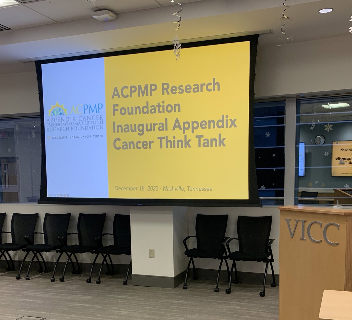 Honored to be chairing & hosting the @acpmpresearch Foundation inaugural #appendixcancer Think Tank—bringing together diverse thought-leaders in the field to collectively identify research priorities & to accelerate progress in these areas to benefit our patients! #acpmpthinktank