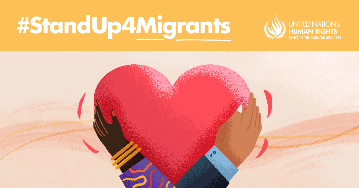 Our humanity shows what we have in common: belonging, caring, & connecting.  

Let's celebrate the bonds that unite us, honour what brings us together & stand tall for migrants' rights.   

Together, we can build a world where unity triumphs over difference.  #StandUp4Migrants…