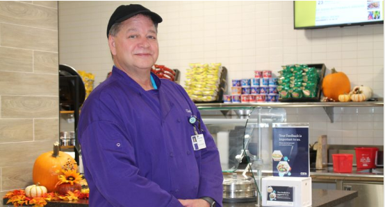Cura Hospitality's Chef Hensel takes pride in helping create stays for parents that are truly meaningful. 'My goal is to change the view of hospital food by always doing things differently and staying on top of the changes. We want that meal to be special for all patients.”