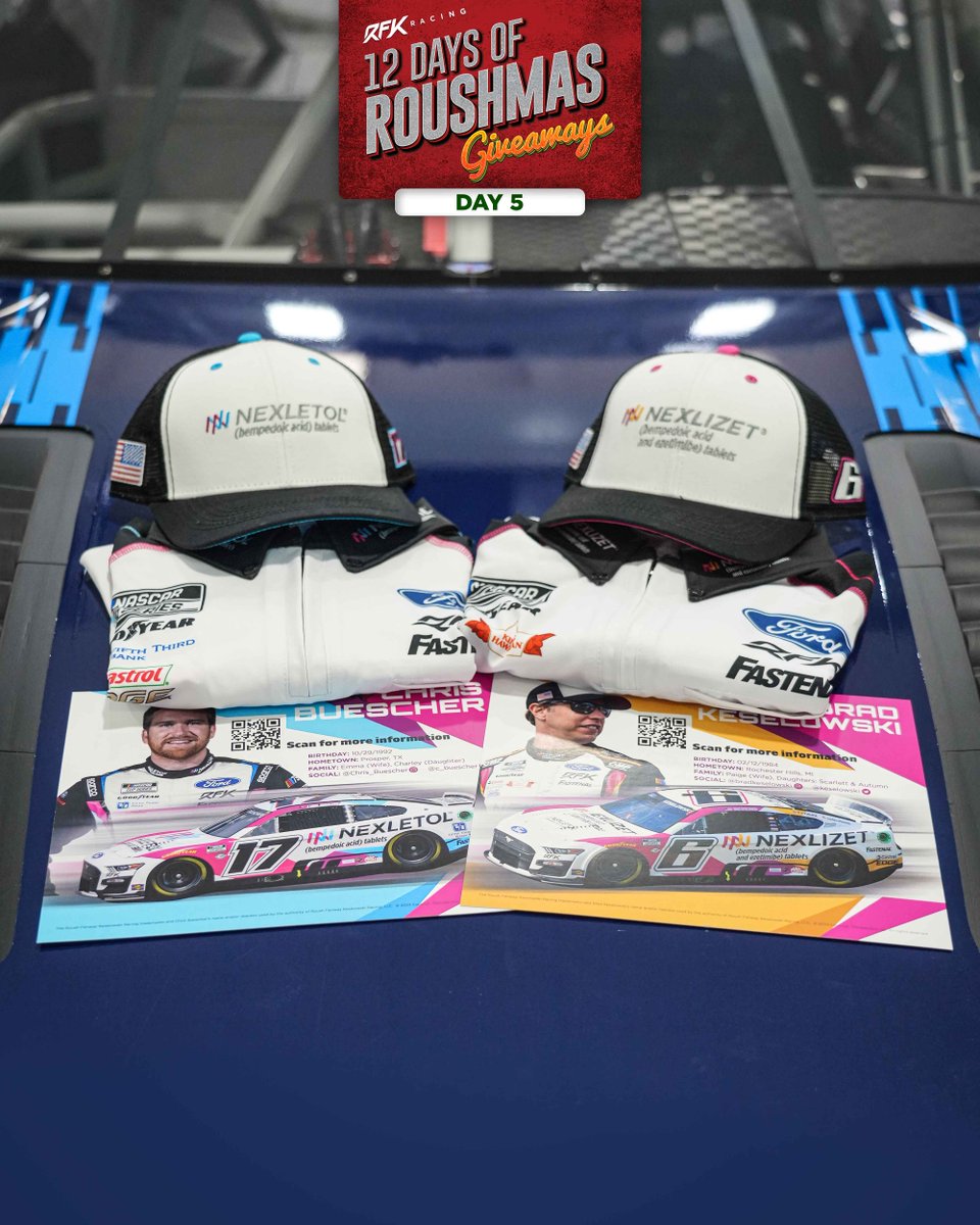 RFKracing's tweet image. ROUSHMAS DAY 5️⃣  🎄

LIKE this post and FOLLOW us for your chance to win a @EsperionInc prize pack. Winner picked 12/28.