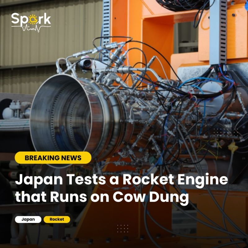 Japanese engineers have successfully tested a space rocket engine powered by cow poop.

#Space #Rocketc #Engine #CowPoop #Interstellar #Technologies #RenewableEnergy #SpaceExploration #InnovativeTechnology #Environmental #Sustainability #TechNews #JapanInnovation #SparkPakistan