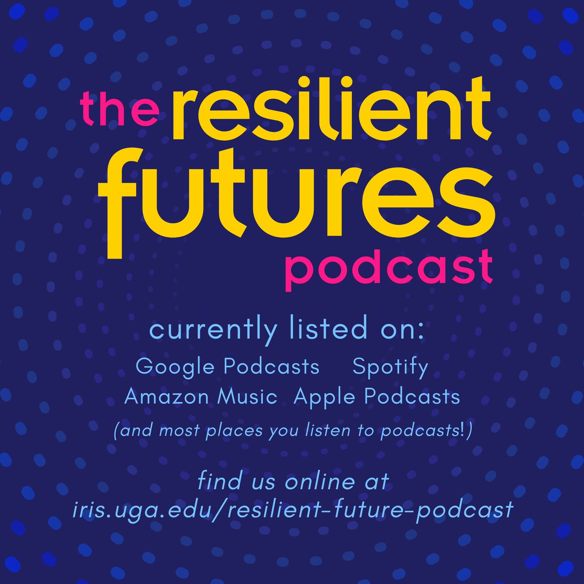 BIODIVERSITY: whether you like eating food produced by thousands of pollinators, or you just like knowing tigers exist.

In a new @RFuturesPod, conservation experts Charles van Rees and Kyle McKay discuss biodiversity and why it matters to engineers.

iris.uga.edu/resilient-futu…