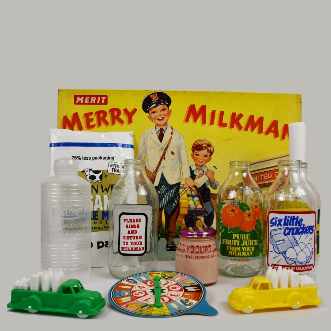 We want to know your recollections returning milk bottles, good or bad, to help inform the future of sustainable living.  Share your stories in the comments.

Find out more about our new display with @granthamcsf here museumofbrands.com/exhibitions-an…