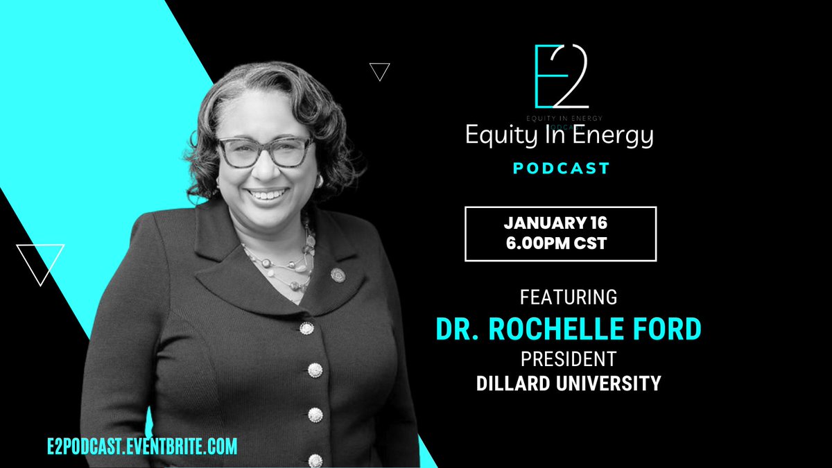 We're thrilled to have Dr. @rocford, President of @DU1869, as our special guest for the next Equity in Energy Podcast. Don't miss this insightful discussion on the intersection of equity and energy. #Innovation #NOLA ow.ly/1YLH50Qjytz