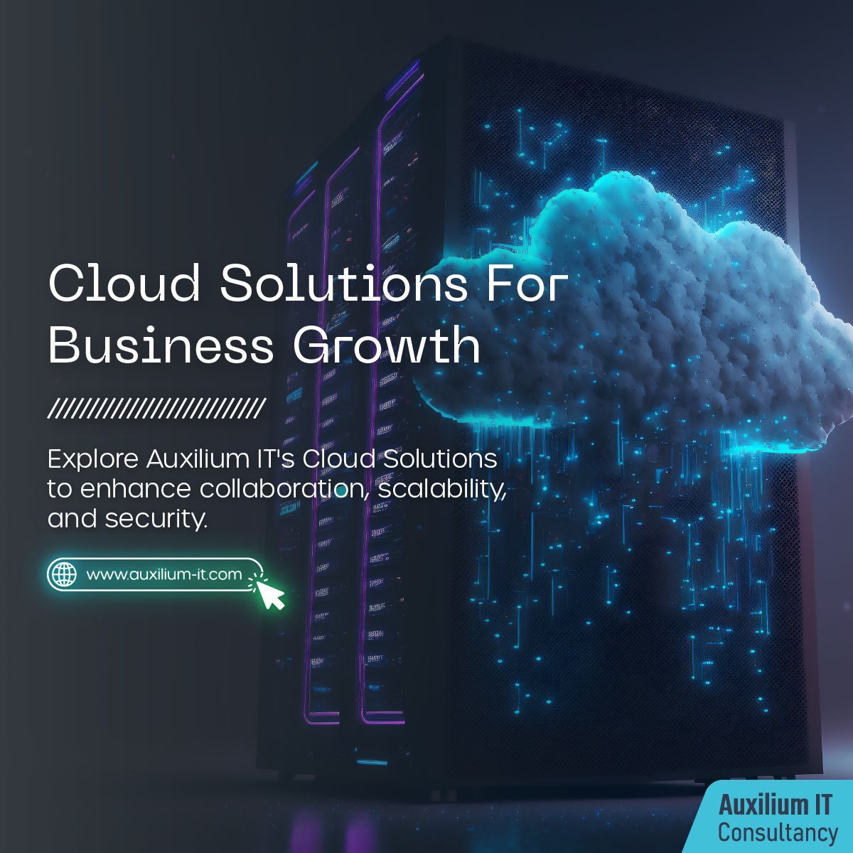 ☁️ Unlock the power of the cloud! Explore Auxilium IT's Cloud Solutions to enhance collaboration, scalability, and security. Ready to take your business to new heights? 
Learn more: buff.ly/3Kc1gwW 

#CloudComputing #AuxiliumIT #BusinessGrowth"
