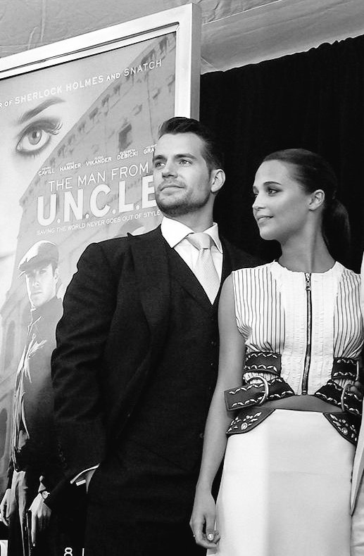 The Man from Uncle ⭐ #HenryCavill #AliciaVikander