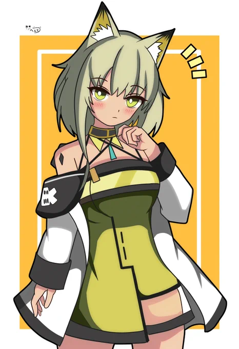 #アークナイツ版深夜の真剣お絵かき60分一本勝負 ケルシー先生すき