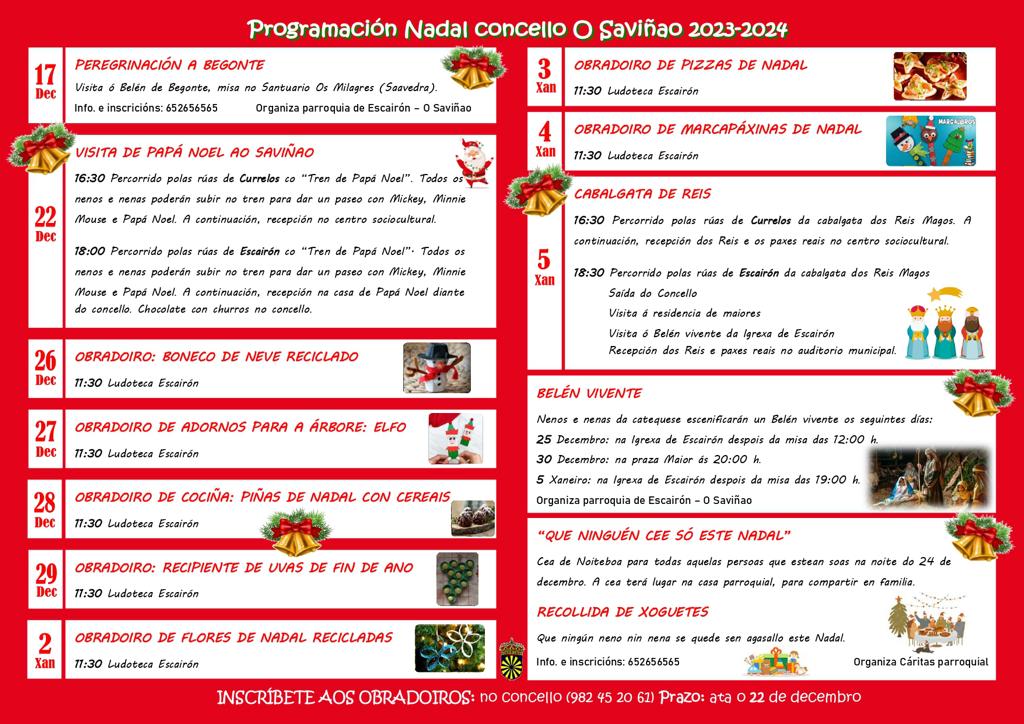 🎄PROGRAMACIÓN DE NADAL en marcha!!! Agardamos que a desfrutes como te mereces!!!

Felices Festas a todos e a todas!