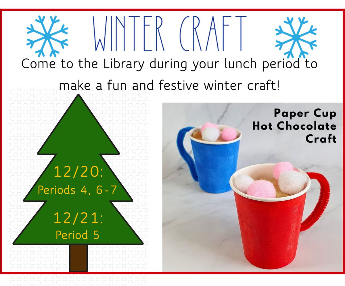 Winter Craft this week!
