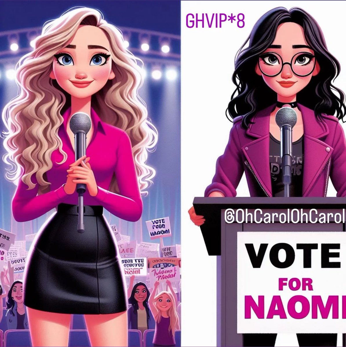 OhCarolOhCarol's tweet image. #GHVIP18D #GHVIPDBT14 #NaomiMereceGanar #NaomiGanadora 💜 💜